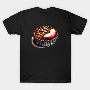 Apple Pie Cafe Love Vintage Kawaii Slice Sweet T-Shirt